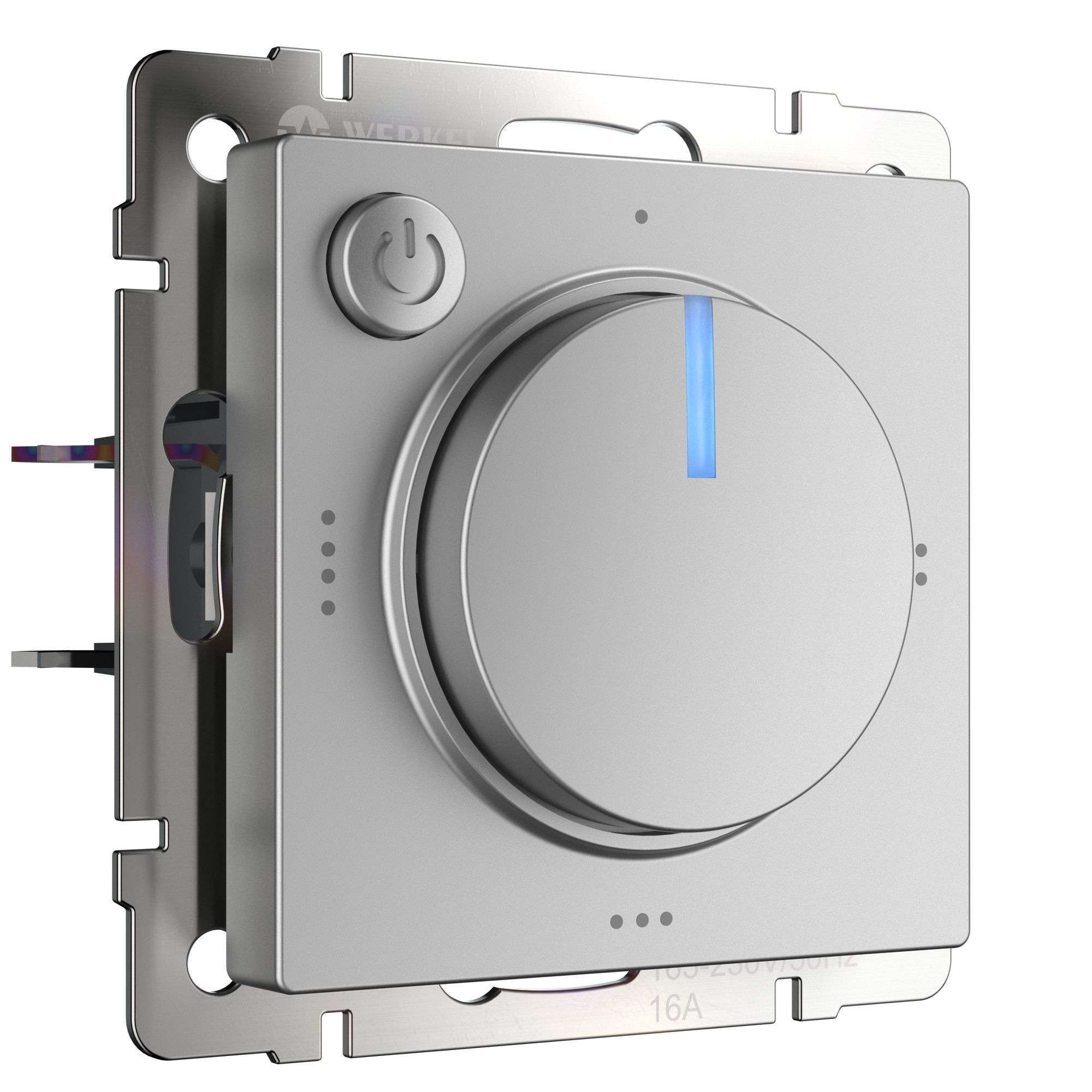 original-14636.jpg Терморегулятор электромеханический для теплого пола Werkel W1151106 серебро — изображение 1