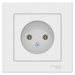Розетка Systeme Electric AtlasDesign встраиваемая белая (ATN000140)