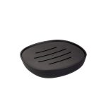 Мыльница для ванной Zenfort Mystery настольная пластик черная (106612)