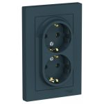 Розетка Systeme Electric AtlasDesign встраиваемая изумруд (ATN000824)