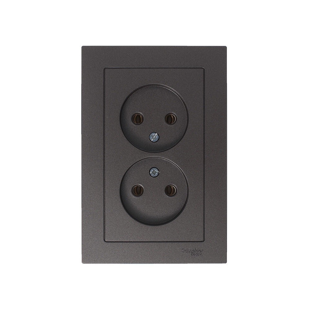 original-15138.jpg Розетка Systeme Electric AtlasDesign встраиваемая мокко (ATN000620) — изображение 1