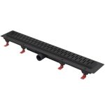 Лоток душевой MCH Medium с комбинированным затвором 750х60 мм d50 мм решетка из нержавеющей стали (CH750/50MC)