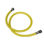 Шланг для газа ПВХ армированный СТМ 1/2 НР(ш) х 1/2 ВР(г) 30 см желтый