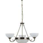 Люстра потолочная Freya Herbert E27 360 Вт 24 кв.м (FR2012-PL-06-BZ)