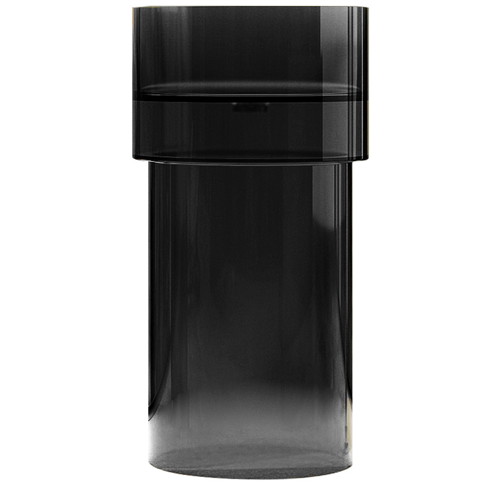 original-15347.jpg Раковина Abber Kristall 450 мм напольная черная (AT2701Onyx-H) — изображение 1