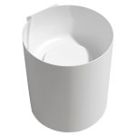 Раковина Abber Stein 42 см подвесная белая матовая (AS2624)