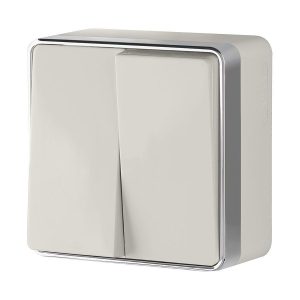 Выключатель Werkel Gallant двухклавишный накладной слоновая кость (a051562)