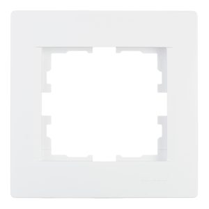 Рамка Lezard Karina одноместная белая (707-0200-146)