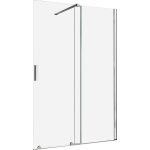 Душевая дверь Abber Komfort стекло прозрачное 120х200 см профиль хром 8 мм раздвижная (AG90120)