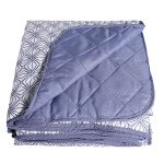 Покрывало 200х220 см Melissa Витраж двустороннее стеганое синее (509172/6)