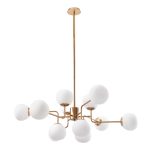 Люстра подвесная Maytoni Erich E14 480 Вт 36 кв.м (MOD221-PL-12-G)