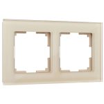 Рамка Werkel Favorit двухместная шампань (a050796)