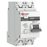 Автомат дифференциальный EKF PROxima АД-32 25А 1P+N тип AC 10 мА 4,5 кА (DA32-25-10-pro)