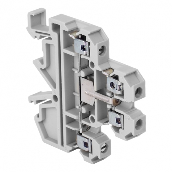 original-16502.jpg Клемма на 4 провода EKF JXB-4/35L 0,2-4 кв.мм двухуровневая с перемычкой (55 шт.) (plc-jxb-2-4/35L-gy) — изображение 1