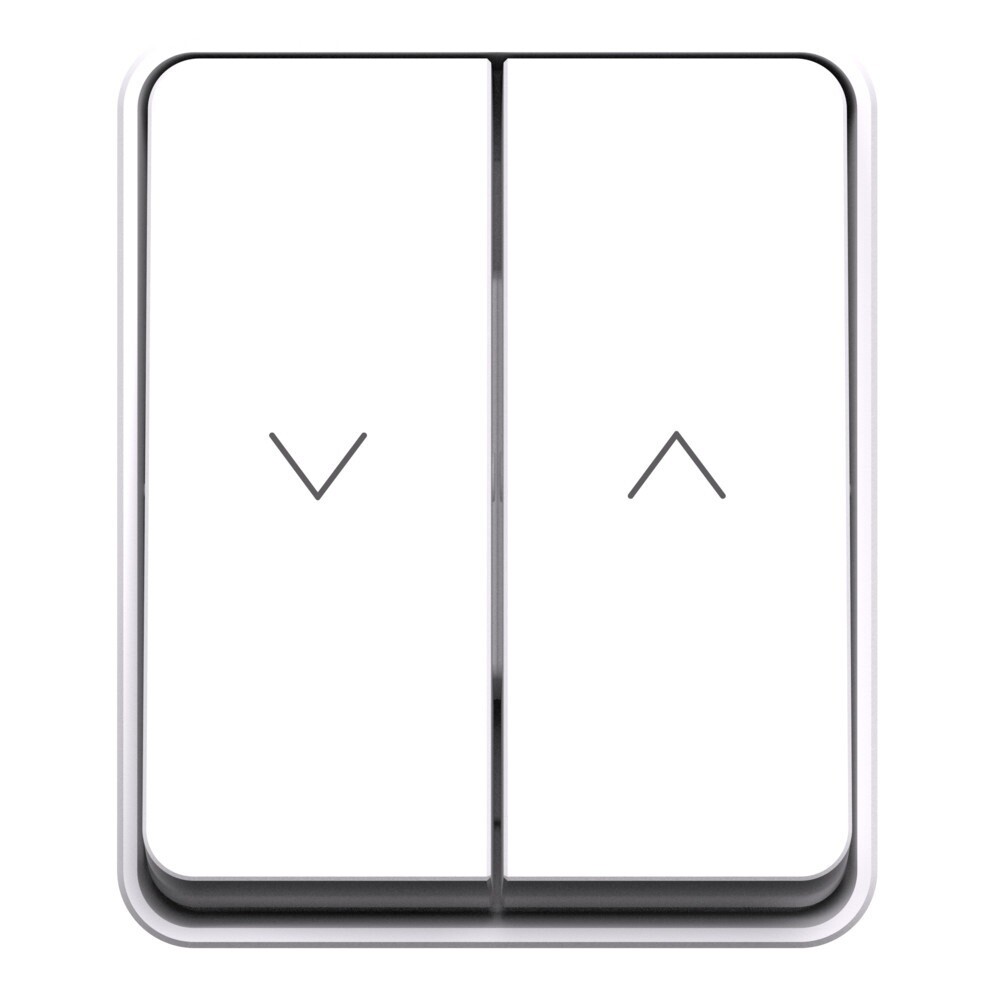 original-16878.jpg Кнопка управления жалюзи Systeme Electric AtlasDesign Profi54 накладная белая (ATN540119) — изображение 1