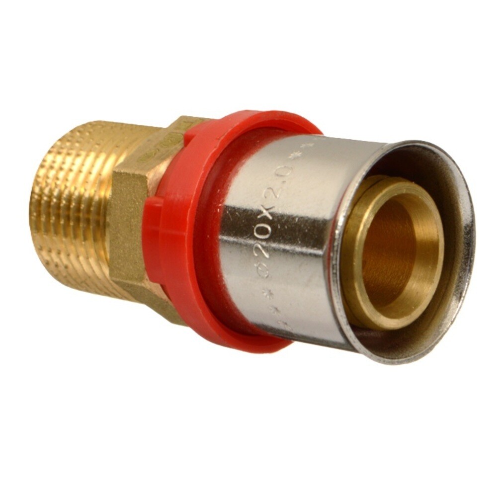 original-17183.jpg Соединитель прямой Terma (47064) 20(пресс) х 1/2 НР(ш) — изображение 1