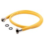 Шланг для газа ПВХ армированный Tuboflex 3/4 ВР(г) х 3/4 ВР(г) 80 см желтый