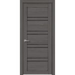 Дверь межкомнатная Соло 1 600х2000 мм ПВХ дуб элегансия серый со стеклом с замком