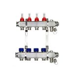 Коллекторная группа с расходомерами Ридан SSM-11RF 1 ВР(г) х 11 выходов 3/4 НР(ш) ЕК х 1 ВР(г)