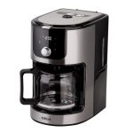 Кофеварка капельная Kitfort КТ-782 черная/серебро