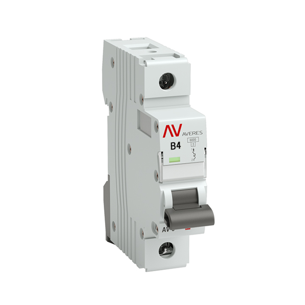 original-17683.jpg Автоматический выключатель модульный EKF Averes AV-6 1Р 4А тип B 6 кА 230 В (mcb6-1-04B-av) — изображение 1