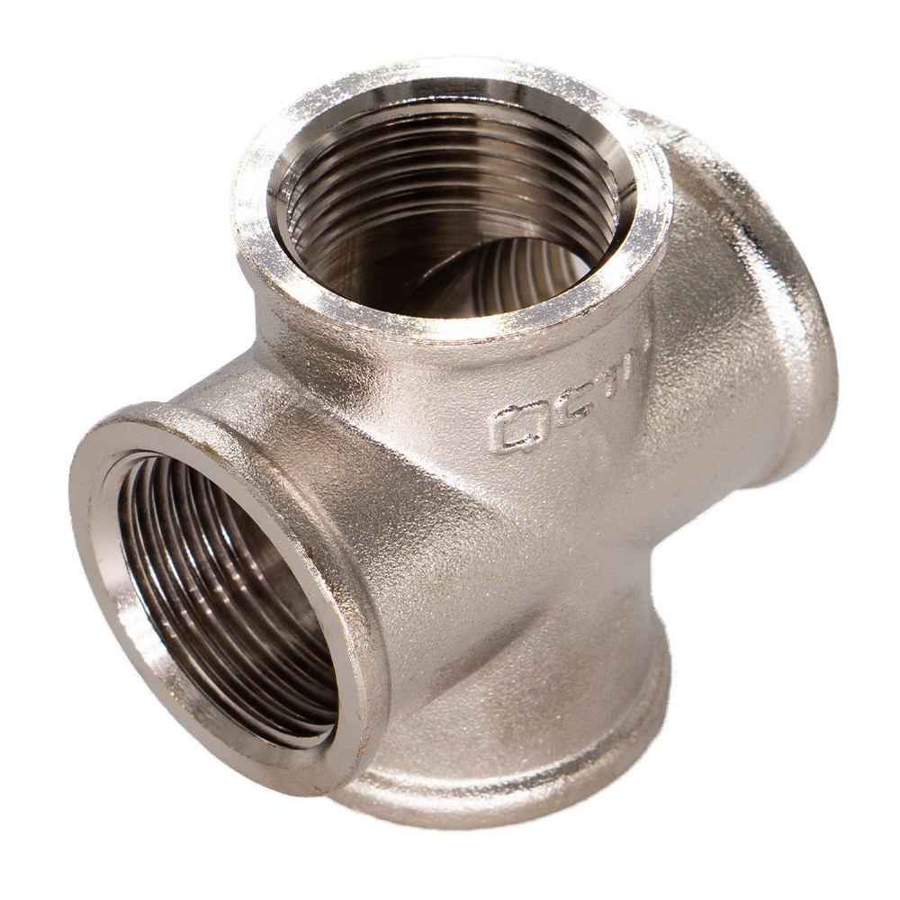 original-17691.jpg Крестовина CTM 1/2 ВР(г) х 1/2 ВР(г) х 1/2 ВР(г) х 1/2 ВР(г) латунная (CRKF0012) — изображение 1