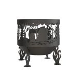 Чаша костровая Ежик в тумане 500 мм коническое дно 4 ножки