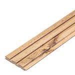 Реечная панель МДФ пекан 2700х119х16 мм Stella 0,32 кв.м