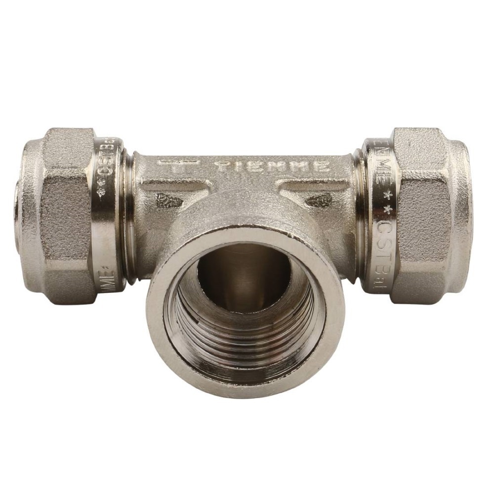 original-17741.jpg Тройник Tiemme 20 обж(ц) х 3/4 ВР(г) х 20 обж(ц) (1600032) — изображение 1