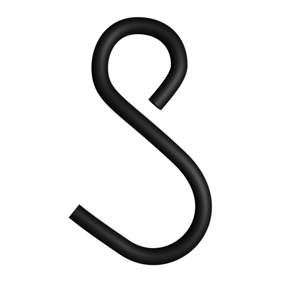 original-17853.jpg Крючок на рейлинг несъемный черный матовый (R-KR-D BL) — изображение 1