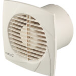 Вентилятор осевой Cata B-12 Plus 170х170 мм d120 мм слоновая кость