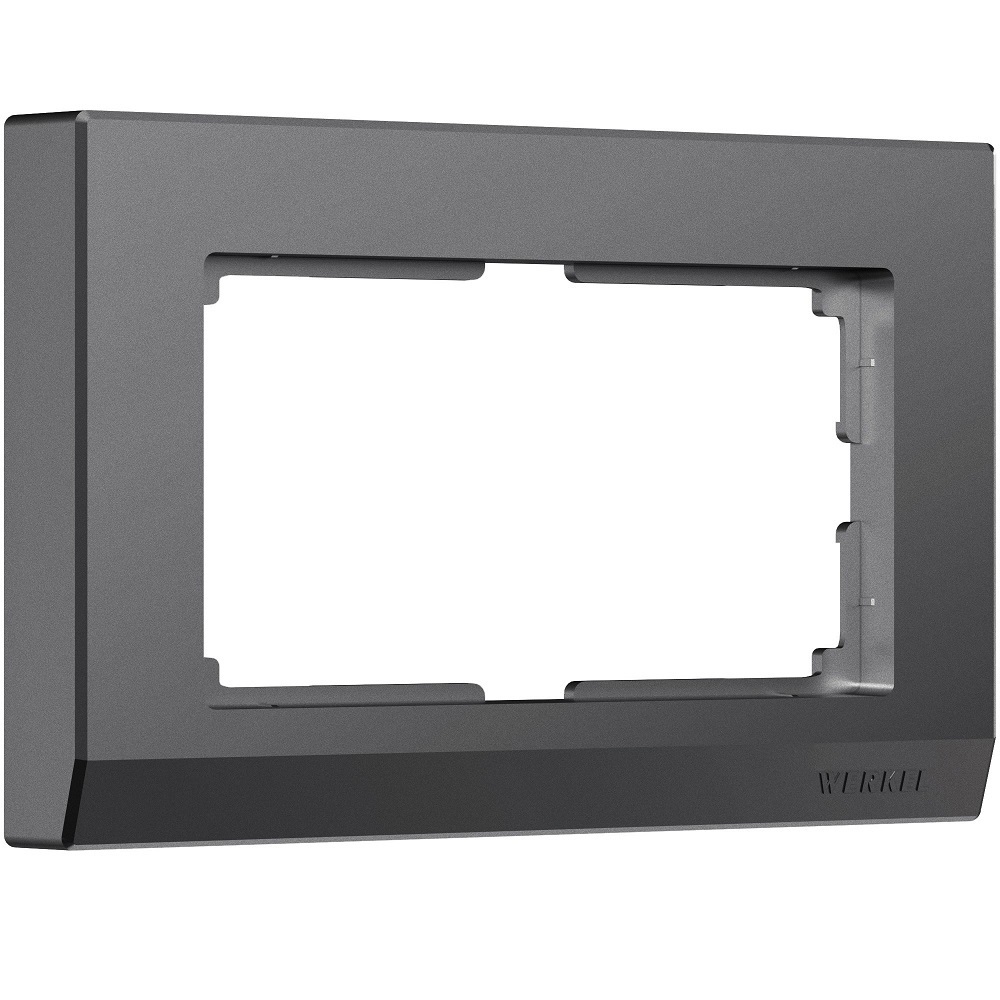 original-18097.jpg Рамка для двойной розетки Werkel Stark графит матовая (a063120) — изображение 1