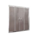 Шторка на ванну раздвижная 150х140х0,5 см профиль хром BelBagno Unique (UNIQUE-VF-2-150/180-140-P-Cr)