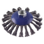 Корщетка для УШМ Практика витая жесткая радиальная d115 мм M14 с наклоном