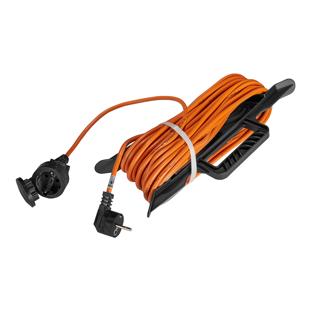 original-18802.jpg Удлинитель Партнер Электро с заземлением 20 м на рамке 2,5 кВт 1 розетка ПВС 3х1 кв.мм IP44 — изображение 1