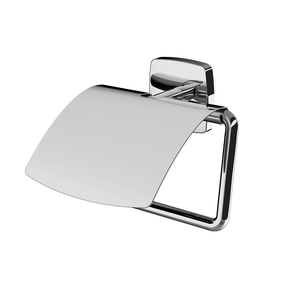 original-18948.jpg Держатель для туалетной бумаги AM.PM Gem с крышкой металл хром (A90341400) — изображение 1