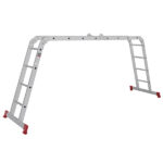 Лестница алюминиевая трансформер четырехсекционная 4 ступени Новая высота бытовая