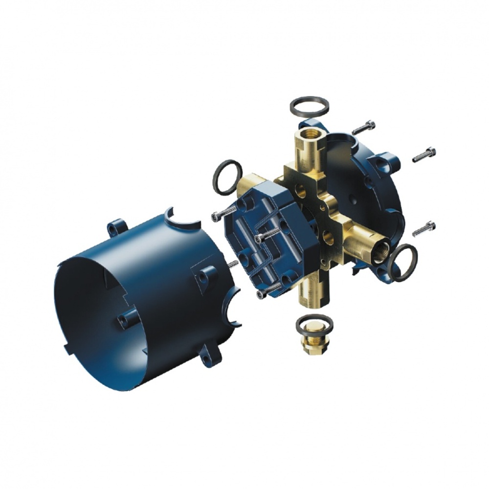 original-19291.jpg Встраиваемая часть для смесителя AM.PM Multidock универсальная (F100100) — изображение 1