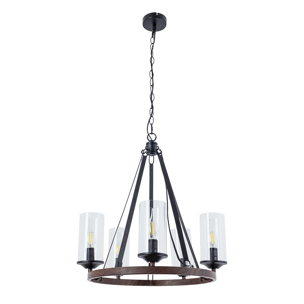 original-19372.jpg Люстра потолочная Arte Lamp Dalim E14 300 Вт 14 кв.м (A7014SP-5BK) — изображение 1