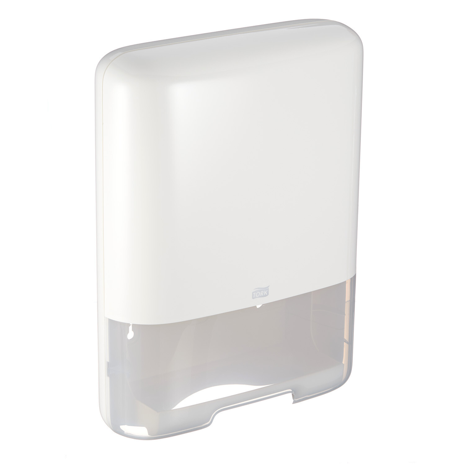 original-19390.jpg Диспенсер Tork для листовых полотенец Singlefold сложения ZZ и C (H3) пластик белый (553000) — изображение 1