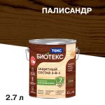 Антисептик Текс Bioteks 2-в-1 декоративный для дерева палисандр 2,7 л