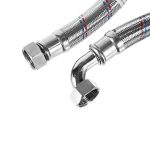 Подводка гибкая для воды угловая ТР-сантехника Гигант 1 ВР(г) х 1 ВР(г) 80 см (26408)