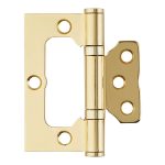 Петля бабочка универсальная неразъемная 75х63 золото