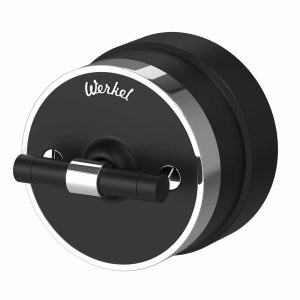 Выключатель Werkel двухклавишный встраиваемый черный матовый на 4 положения (a058778)