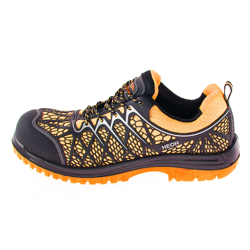 original-19816.jpg Полуботинки рабочие текстильные со светоотражающими элементами размер 45 оранжевые Мистраль Неон (130183) — изображение 1