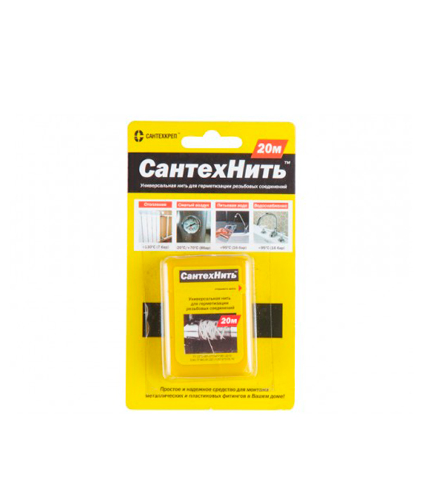 original-19912.jpg Нить для герметизации резьбы СантехНить полиамид 20 м — изображение 1