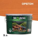 Антисептик Экодом декоративный для дерева орегон 9 л