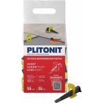 Система выравнивания плитки Plitonit Profi mini 0,7 мм комплект (зажим ворота, клин) (100 шт.)