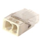 Клемма на 2 провода КМ 2273-202 0,5-2,5 кв.мм самозажимная без пасты (20 шт.) (ЦБ-00021630/5107)