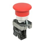 Кнопка грибок EKF PROxima ВС42 230 В 1NC IP40 без фиксации красная (xb2-bc42)